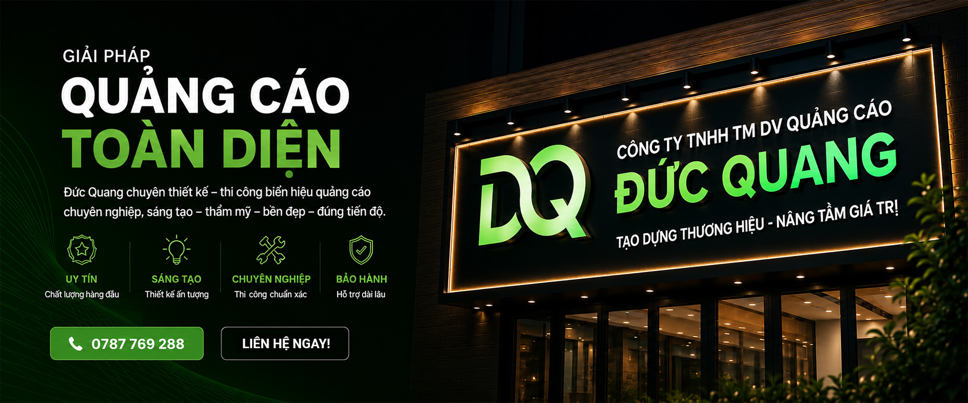Công Ty Tnhh Một Thành Viên Thương Mại Dịch Vụ Quảng Cáo Đức Quang